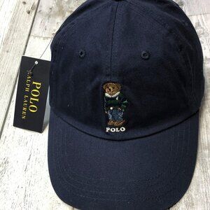 Polo Ralph Lauren Preppy Bear Cotton Chino Baseball Cap